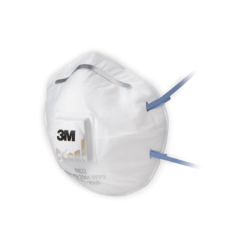 3M 8822 Stofmasker met Uitademventiel