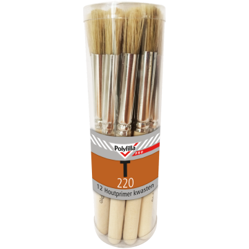 Polyfilla PRO T220 Houtprimer kwasten - 12 stuks