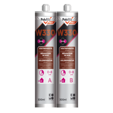 Polyfilla PRO W330 - Houtreparatie Epoxy