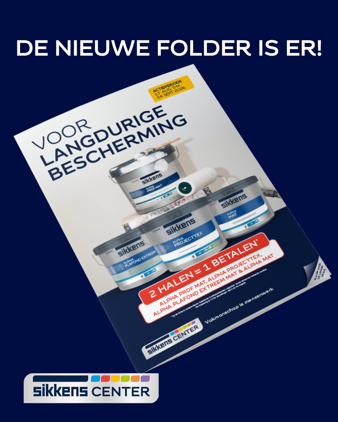Wisselvallig weer: folderacties voor binnen en buiten