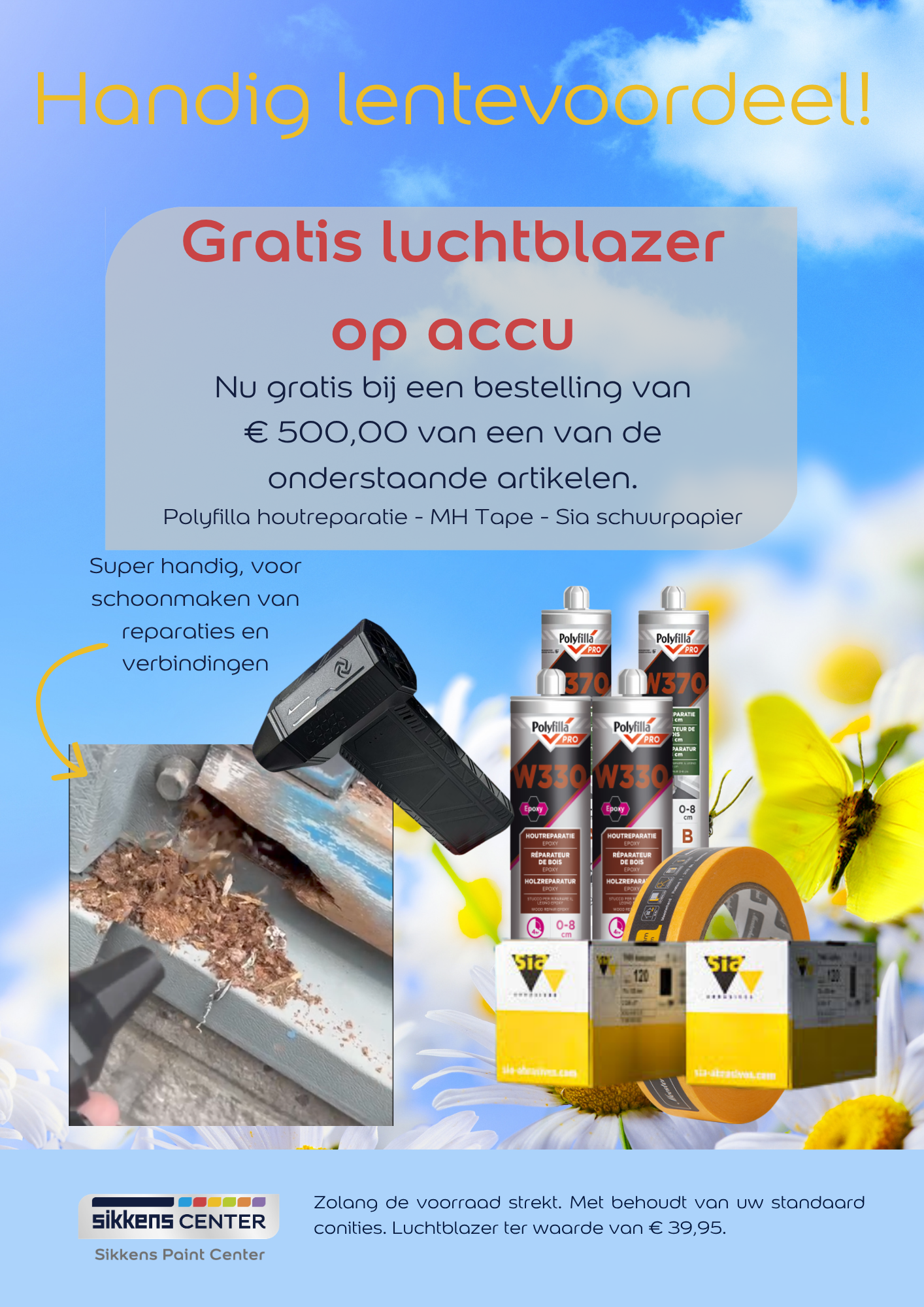 Gratis luchtblazer
