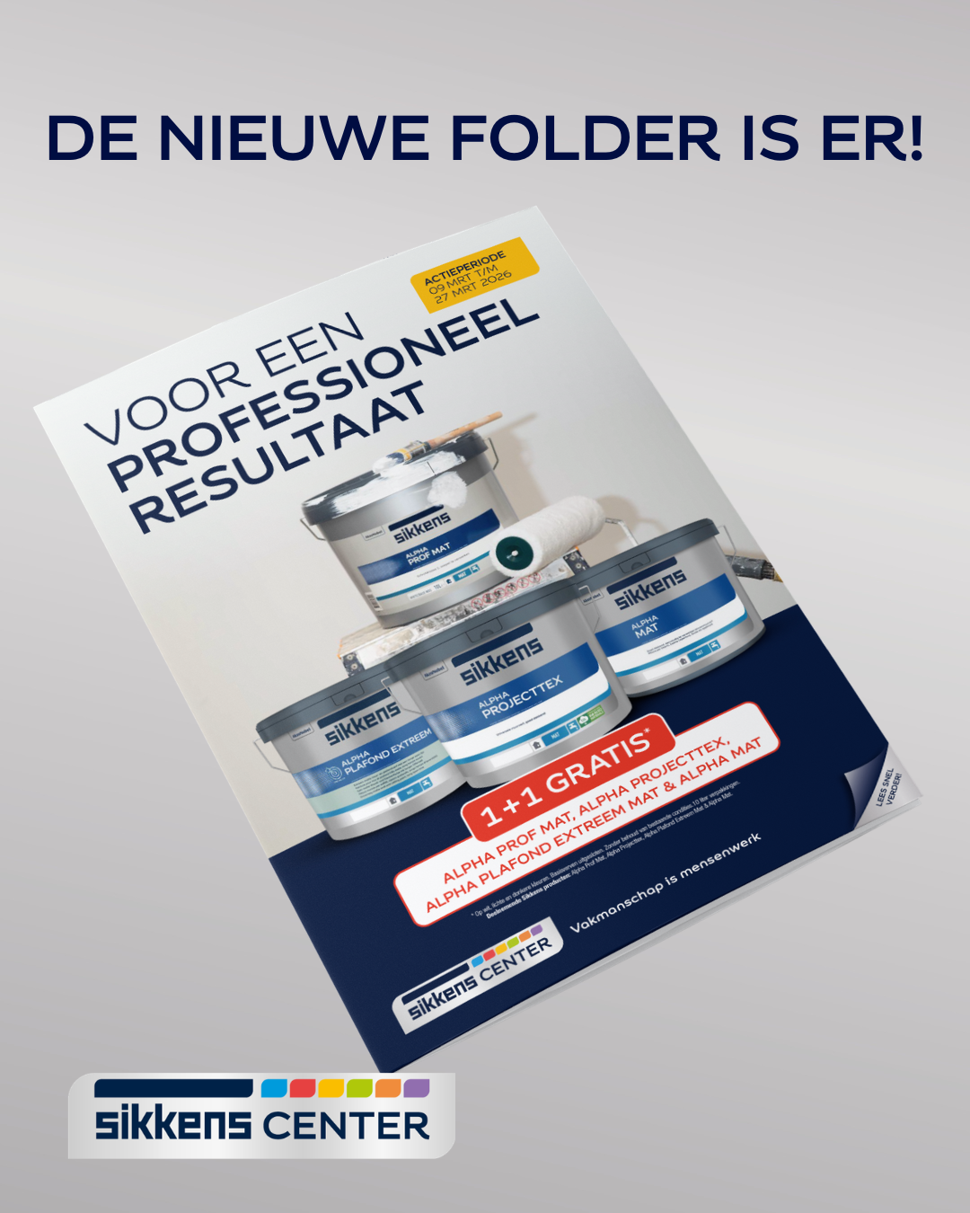 Een folder voor professionele resultaten