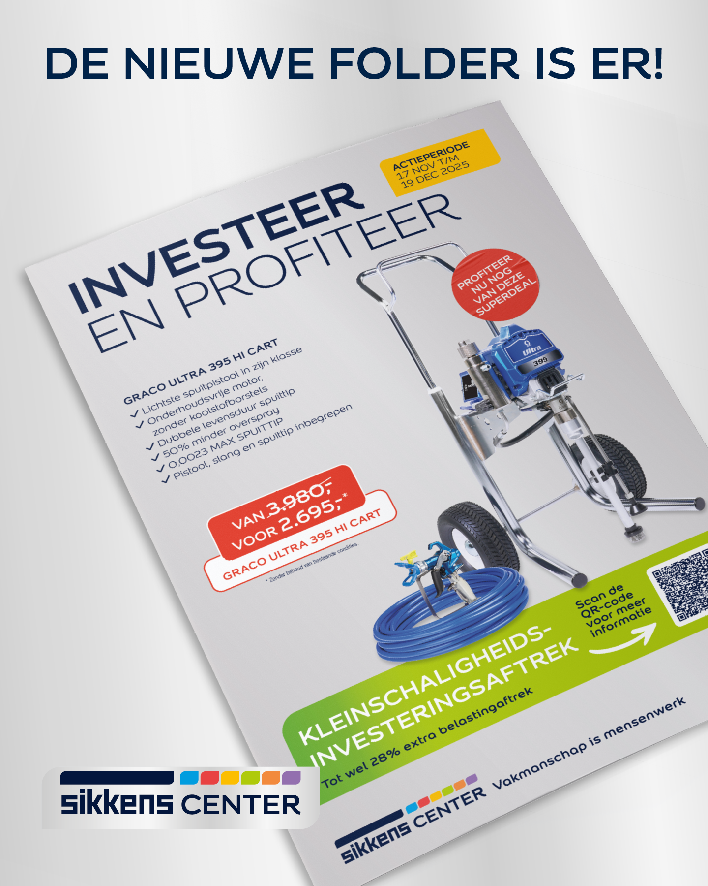 De laatste folder van dit jaar ligt nu voor je klaar