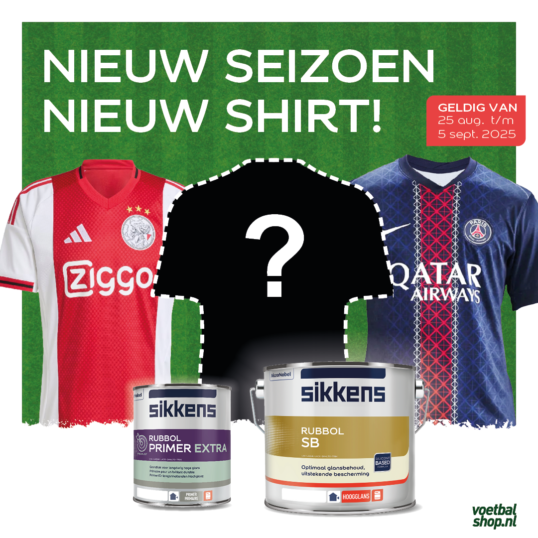 Scoor het nieuwe shirt van jouw favoriete club!