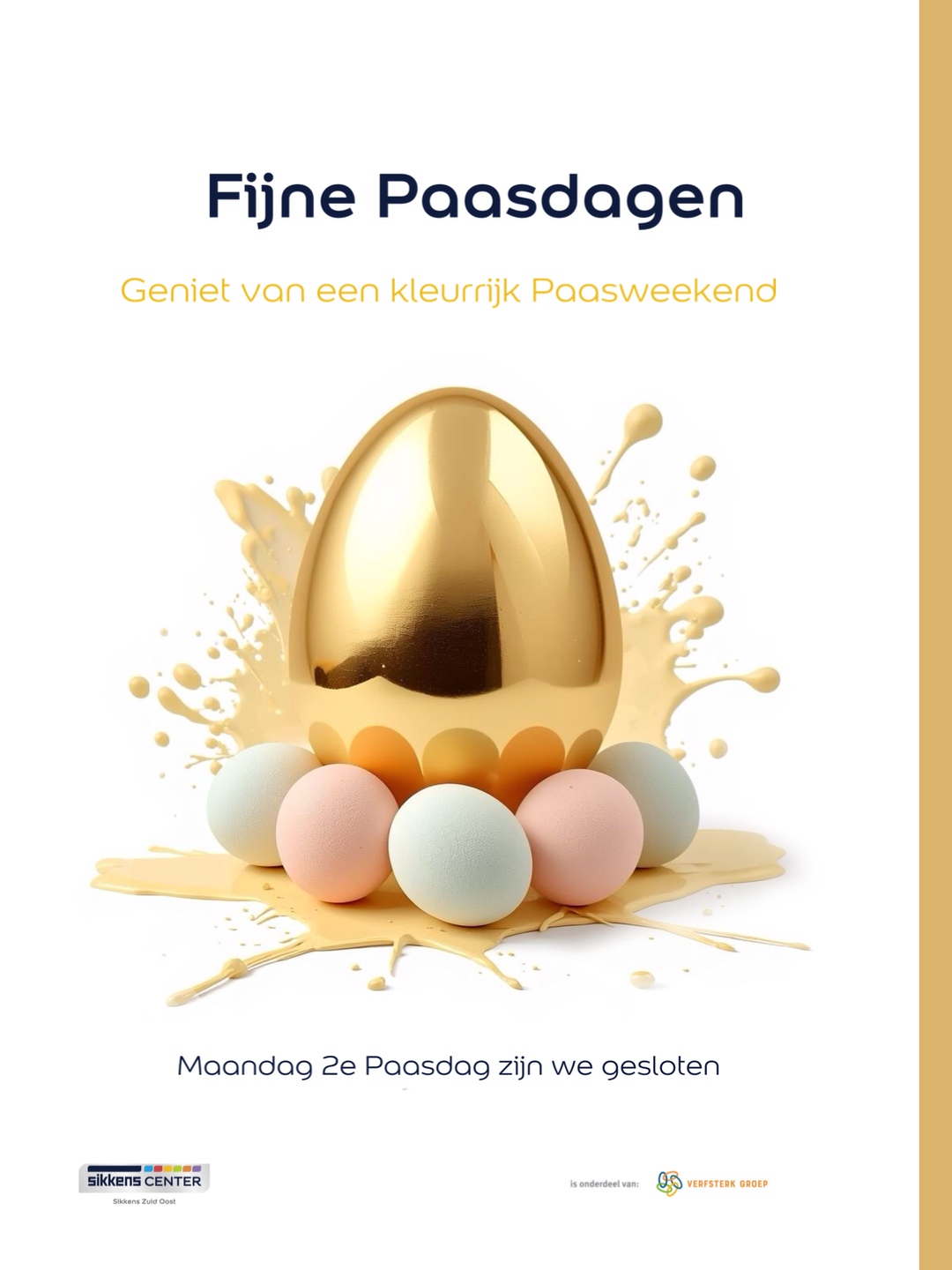 Openingstijden tijdens pasen