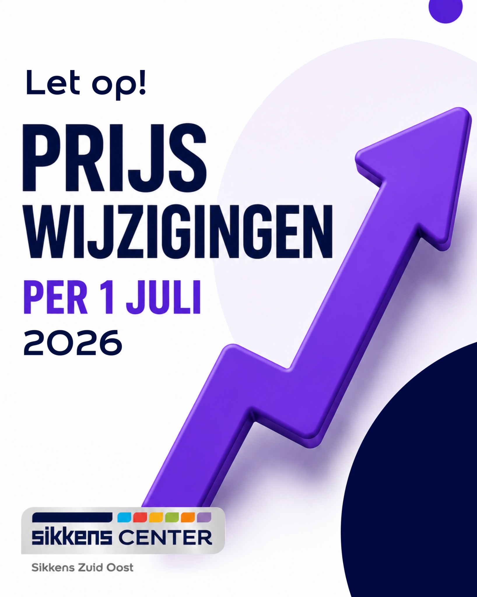 Bekijk de aankomende prijswijzigingen per 1 juli 2026