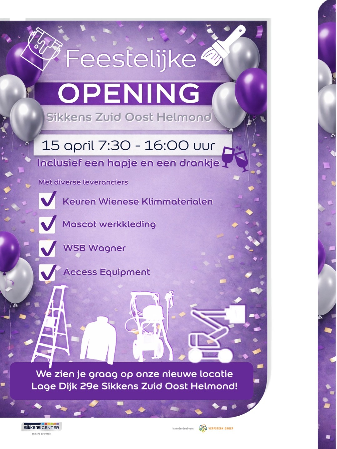 Feestelijke opening Sikkens Zuid Oost Helmond