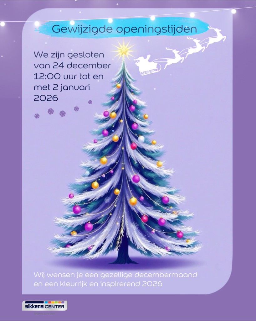 Openingstijden rond de feestdagen